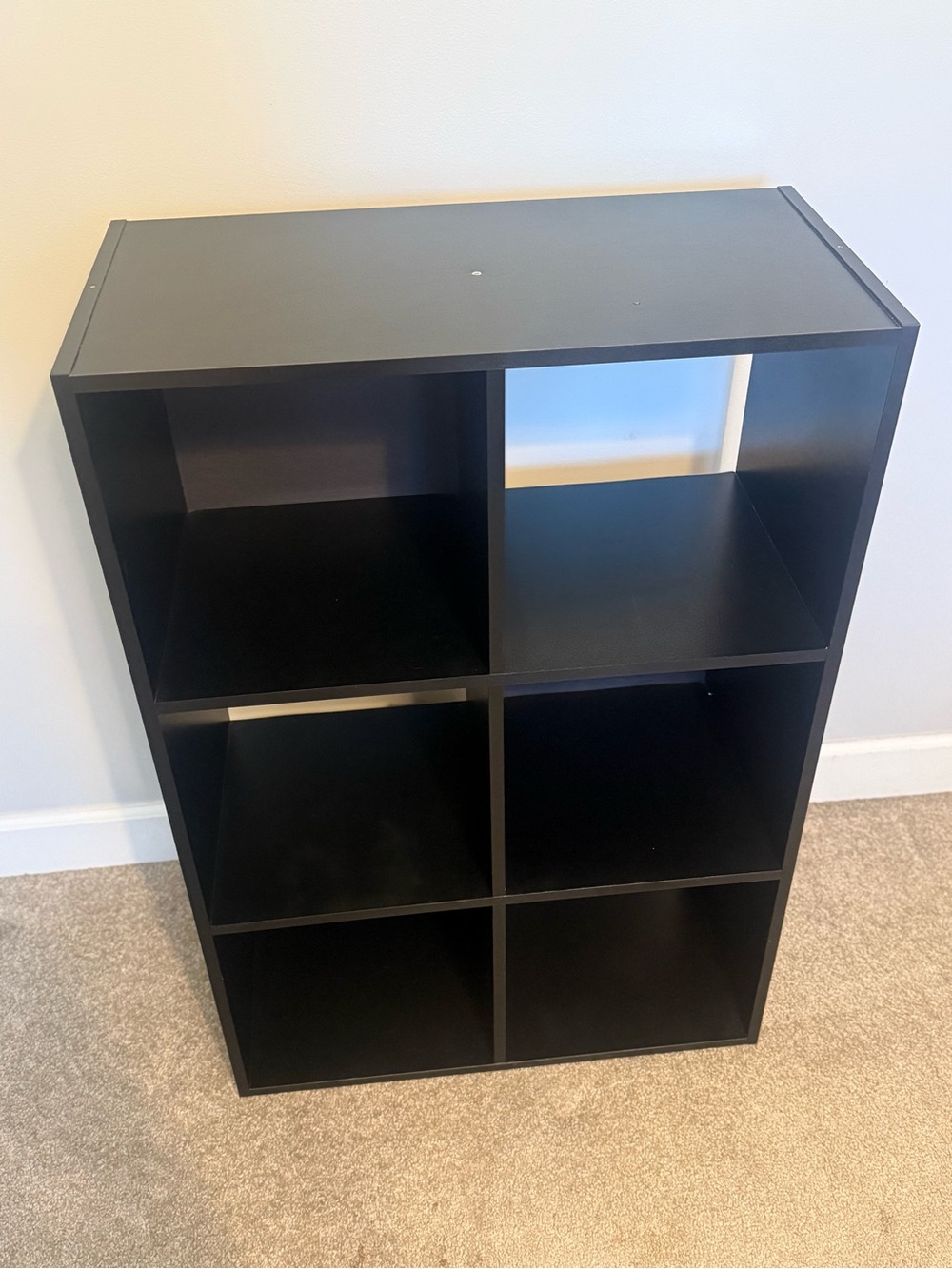 Black 6-Cube Storage Organizer - Unbranded